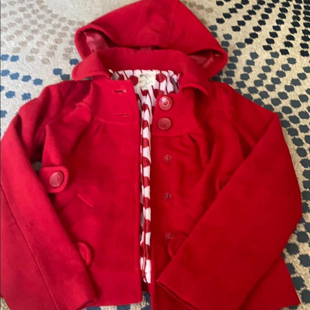 Adorable Red Riding Hood Peacoat